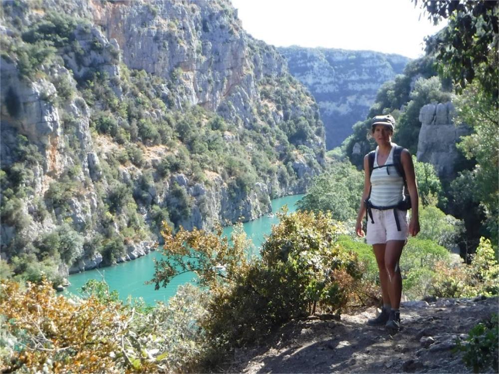 Randonnée dans les gorges du verdon, en Provence