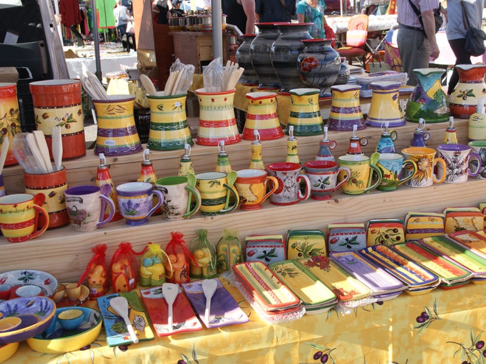 Marché dans le sud de la France